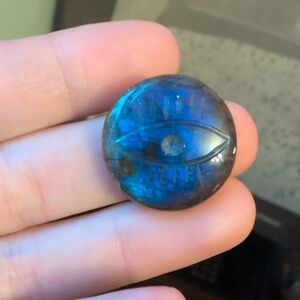 Blue Labradorite Carved Stone